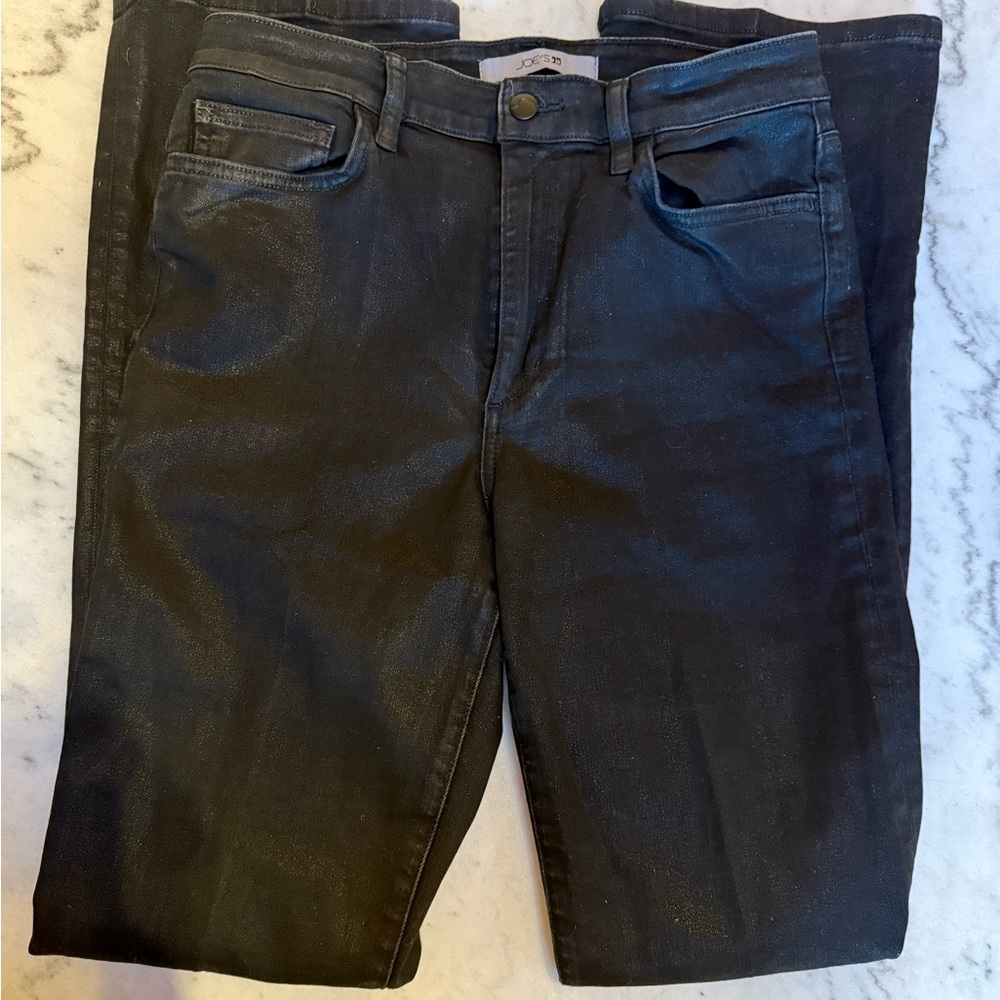 Joe's Jeans Women’s high rise blk coated